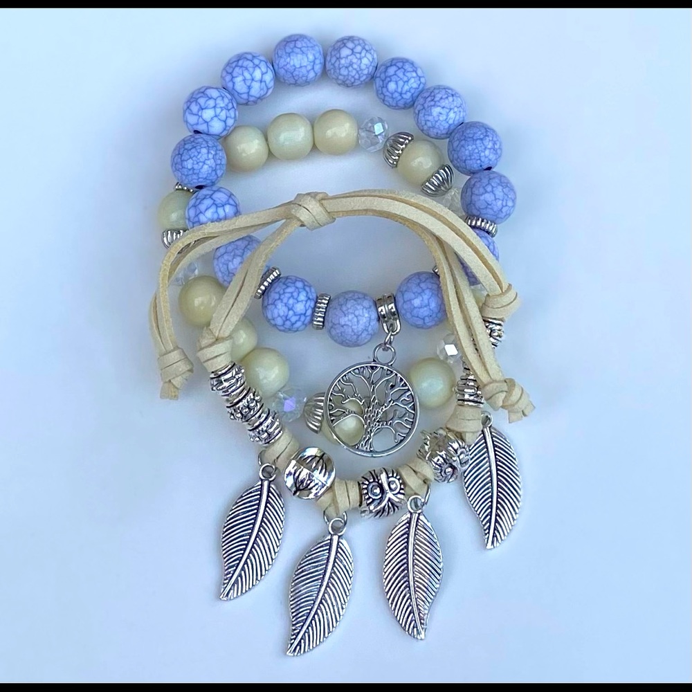 Beautiful set of 3 bracelets